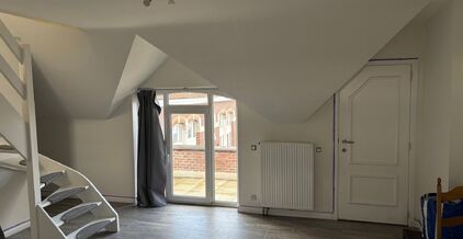 Dans un complexe unique (projet de r&eacute;novation d'une &eacute;cole primaire), nous vous proposons ce charmant appartement duplex comprenant : un s&eacute;jour particuli&egrave;rement lumineux avec cuisine ouverte (enti&egrave;rement &eacute;quip&eacute;e) et acc&egrave;s &agrave; une spacieuse terrasse 